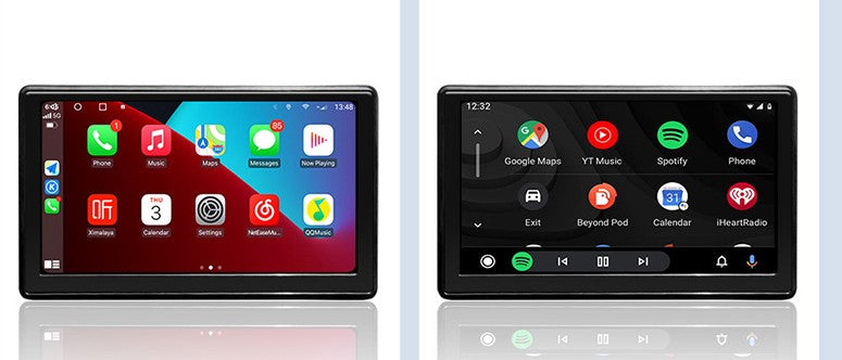 Portable Car Smart Screen with Wireless Projection (Carplay & Android Auto)