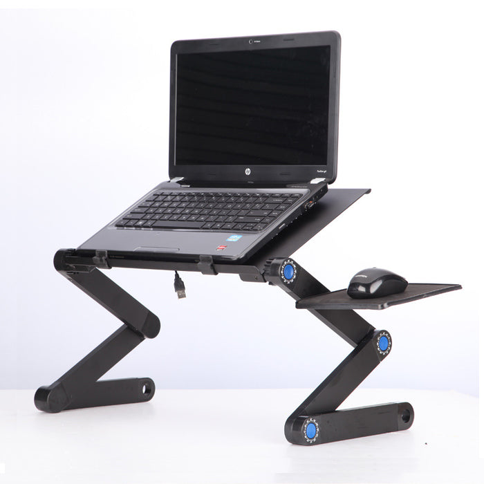 Laptop Table Stand With Adjustable Folding Ergonomic Design